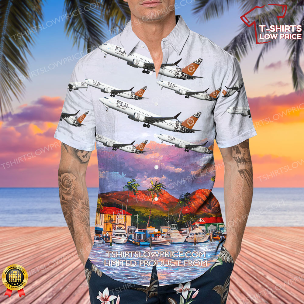 Boeing 737 8 MAX Fiji Airways Hawaiian Shirt 4 Boeing 737 8 MAX Fiji Airways Hawaiian Shirt 4