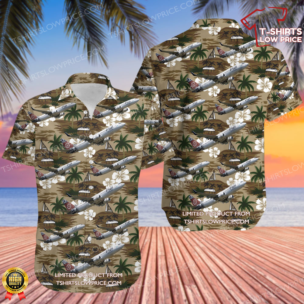 Boeing 737-808 Fiji Airways Hawaiian Shirt Boeing 737 808 Fiji Airways Hawaiian Shirt 1