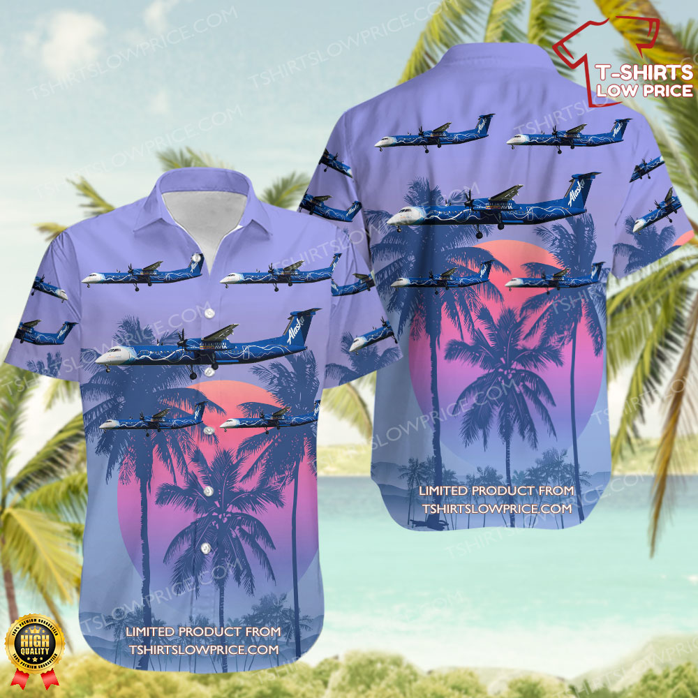 Bombardier Dash 8-Q402 ZeroAvia Hawaiian Shirt Bombardier Dash 8 Q402 ZeroAvia Hawaiian Shirt 1