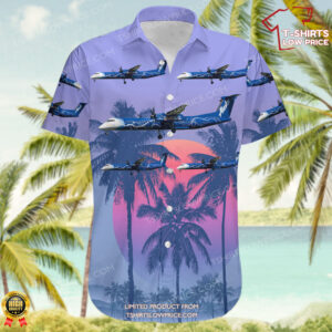 Bombardier Dash 8-Q402 ZeroAvia Hawaiian Shirt