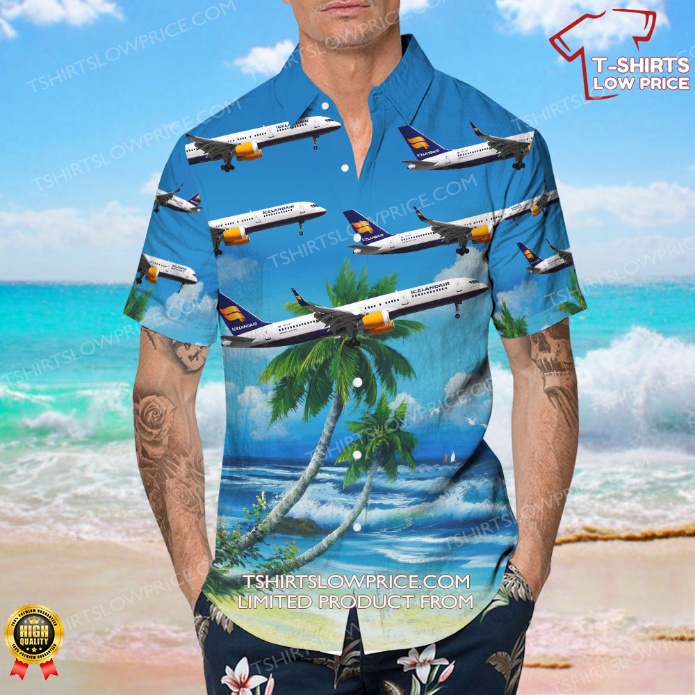 Boeing 757 208 Icelandair Hawaiian Shirt 4 Boeing 757 208 Icelandair Hawaiian Shirt 4