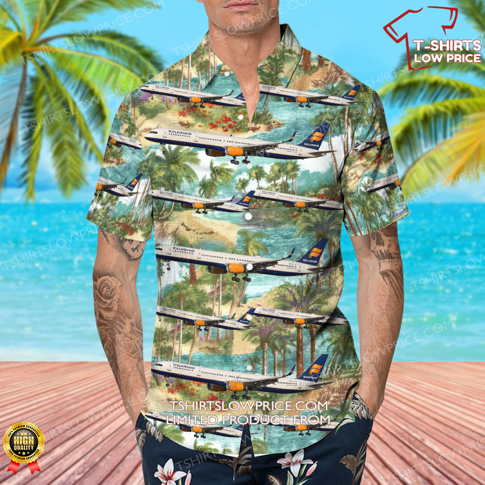 Boeing 757 308 Icelandair Hawaiian Shirt 4 Boeing 757 308 Icelandair Hawaiian Shirt 4