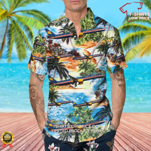 Boeing 757 3E7 Icelandair Hawaiian Shirt 4