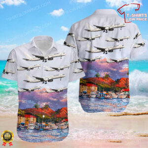 Boeing 757-23N Icelandair Hawaiian Shirt