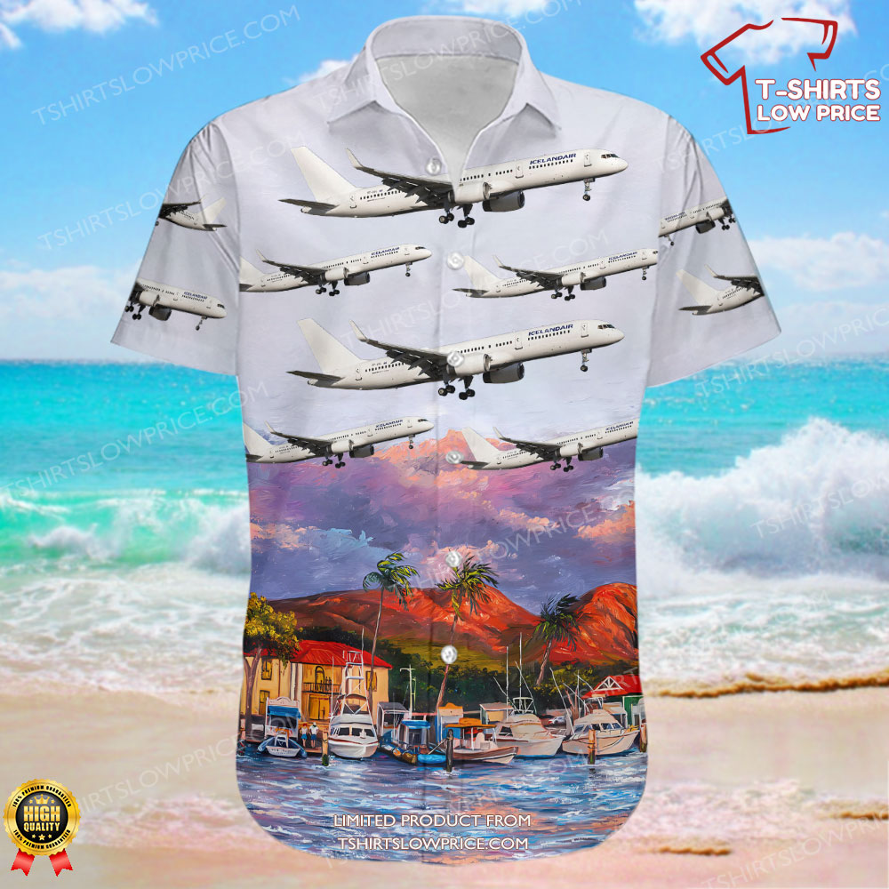 Boeing 757 23N Icelandair Hawaiian Shirt 2 Boeing 757 23N Icelandair Hawaiian Shirt 2