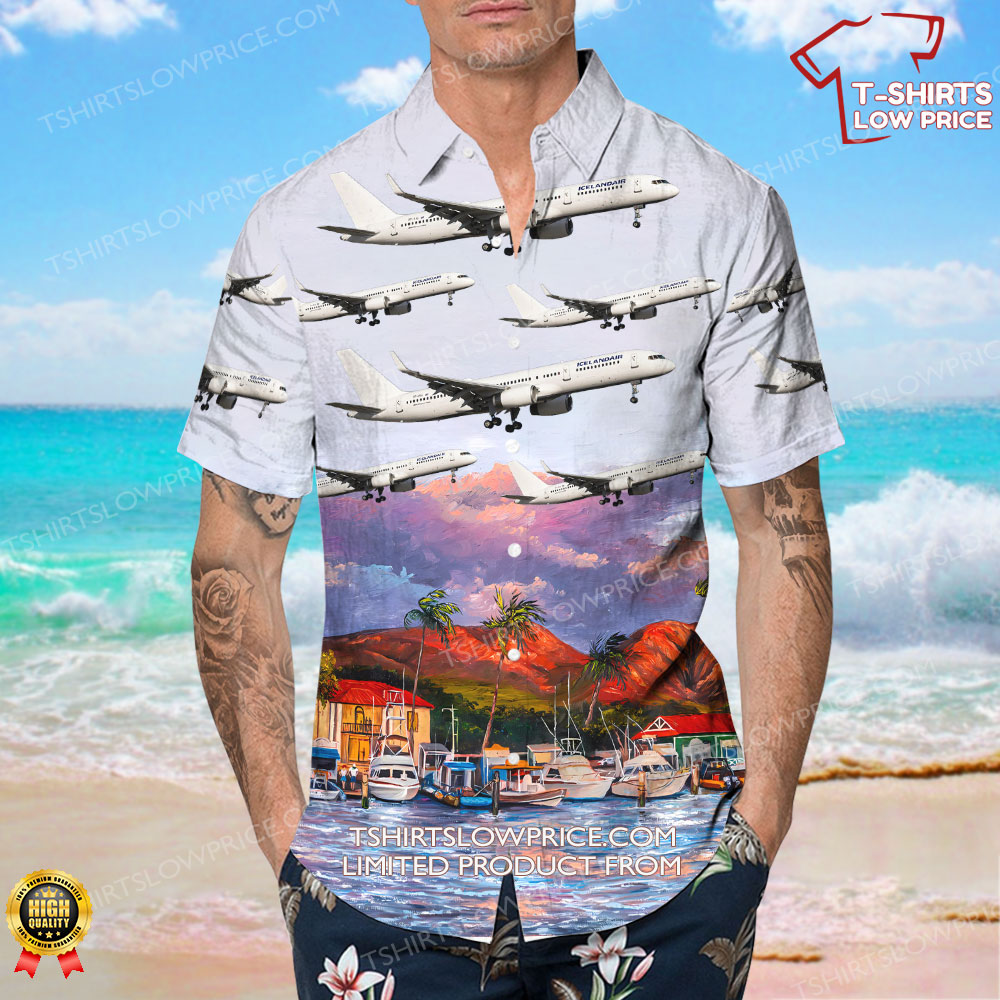 Boeing 757 23N Icelandair Hawaiian Shirt 4 Boeing 757 23N Icelandair Hawaiian Shirt 4