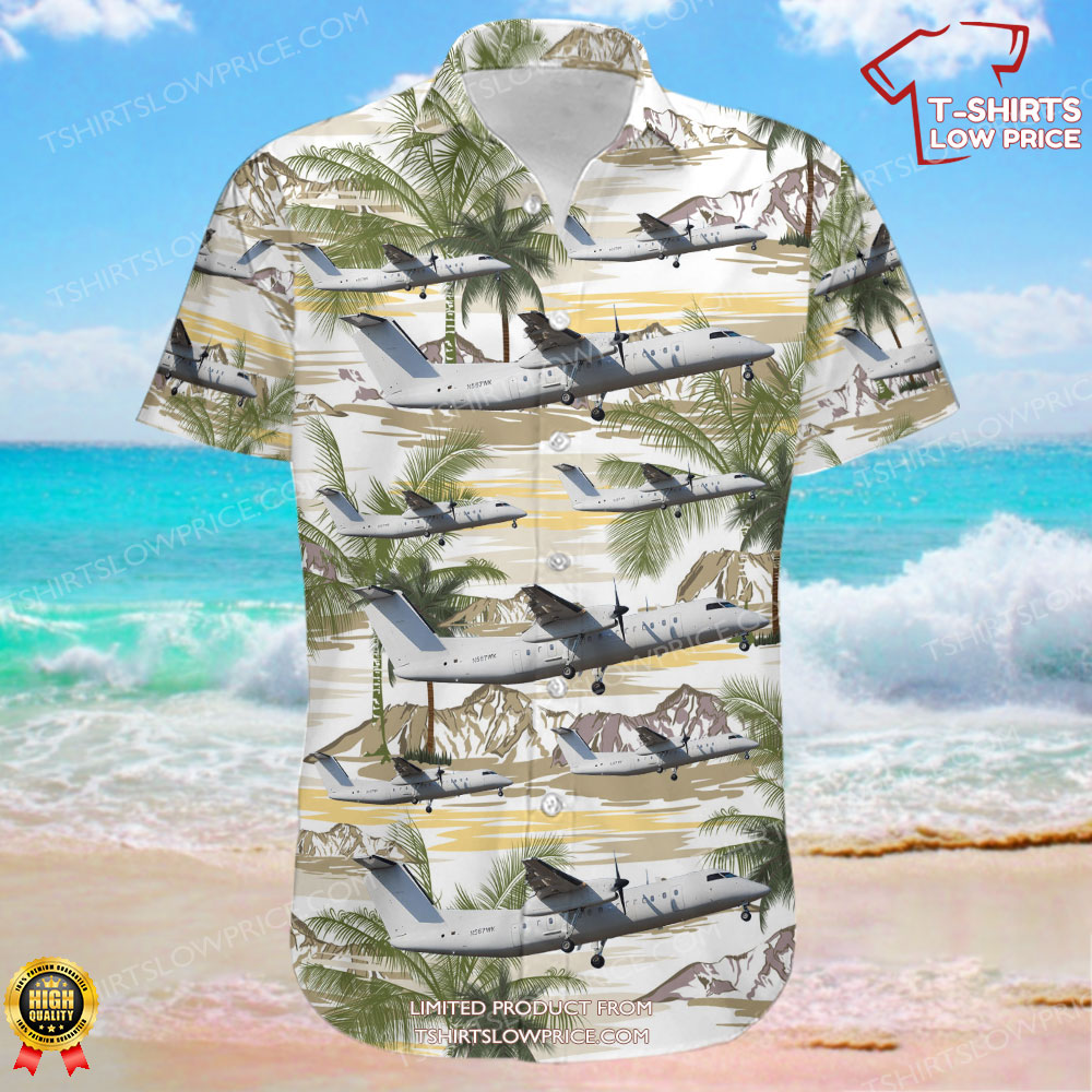 De Havilland Canada Dash 8 315 United States US Department of State Hawaiian Shirt 2 De Havilland Canada Dash 8 315 United States US Department of State Hawaiian Shirt 2