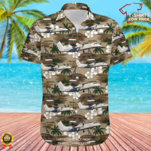 De Havilland Canada Dash 8-Q315 United States US Department of State Hawaiian Shirt