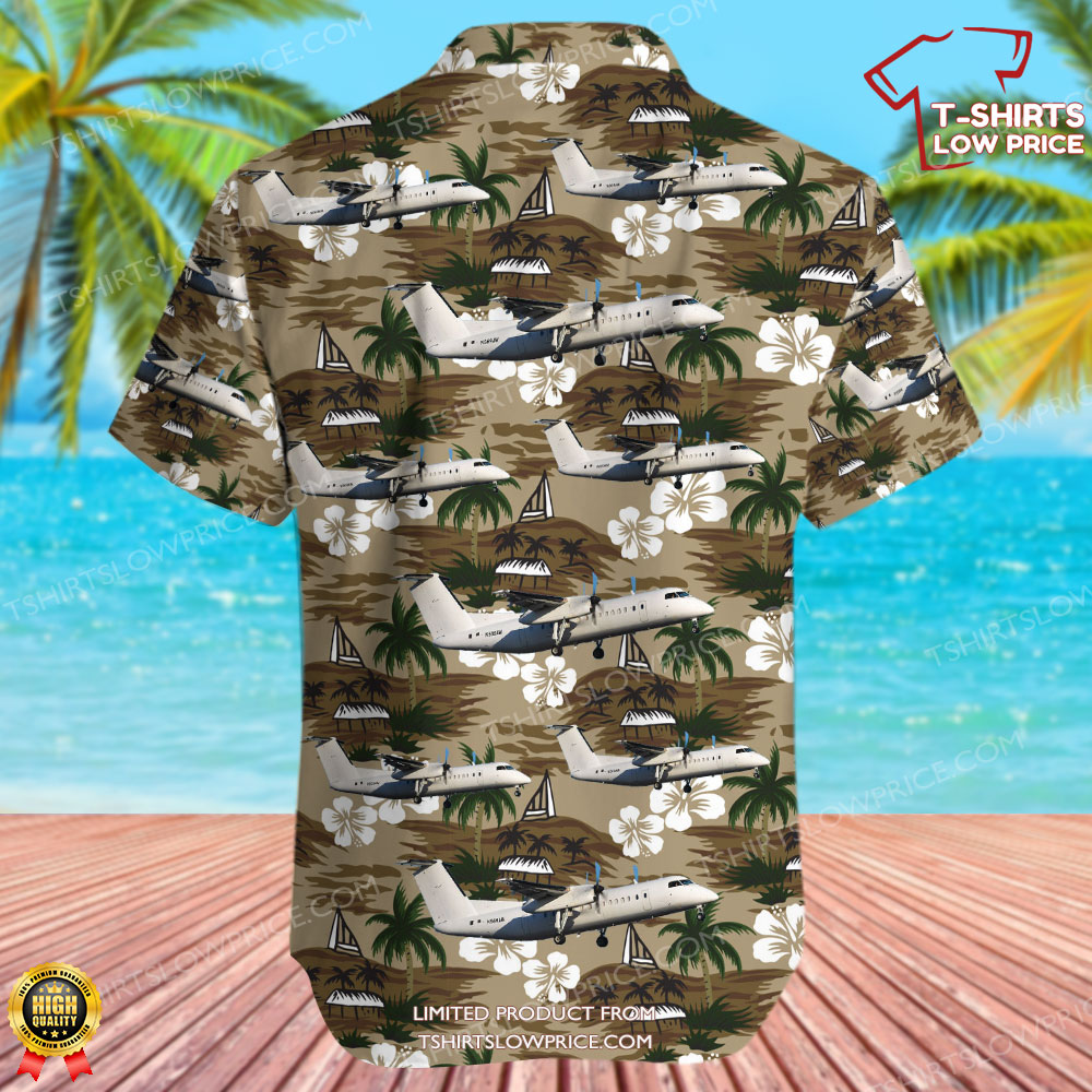 De Havilland Canada Dash 8 Q315 United States US Department of State Hawaiian Shirt 3 De Havilland Canada Dash 8 Q315 United States US Department of State Hawaiian Shirt 3