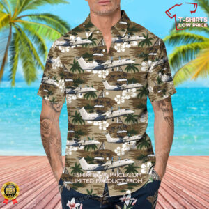 De Havilland Canada Dash 8 Q315 United States US Department of State Hawaiian Shirt 4