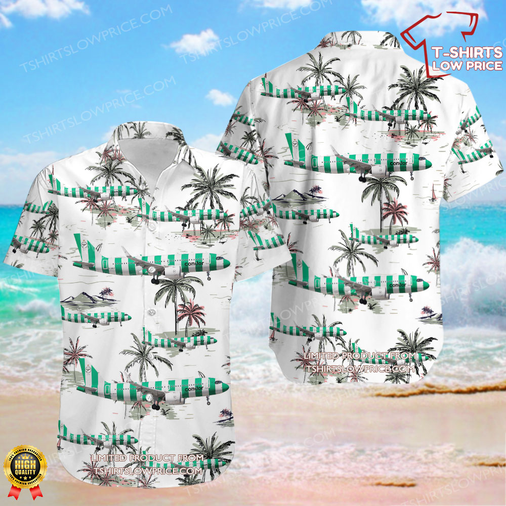 Airbus A320-271N Condor Hawaiian Shirt Airbus A320 271N Condor Hawaiian Shirt 1