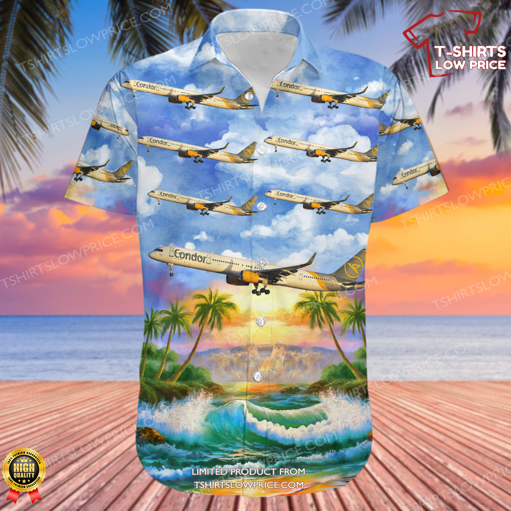 Boeing 757 330 Condor Hawaiian Shirt 2 Boeing 757 330 Condor Hawaiian Shirt 2
