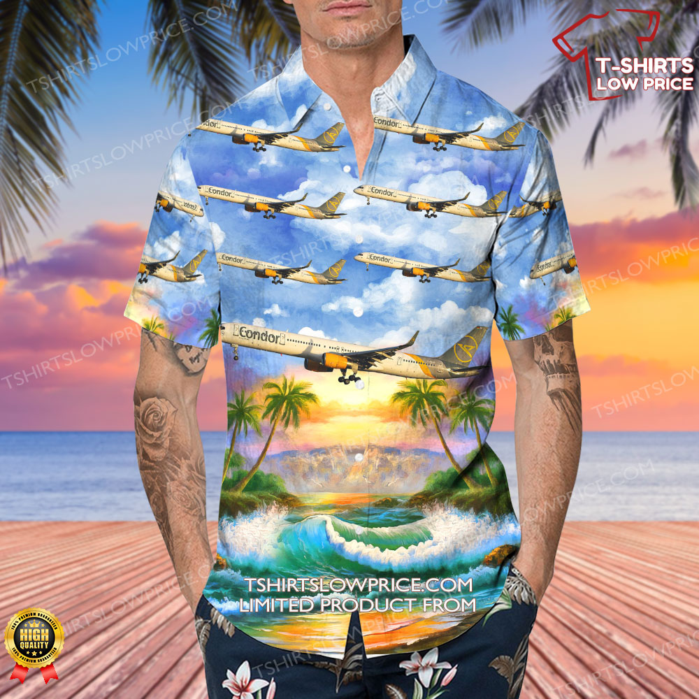 Boeing 757 330 Condor Hawaiian Shirt 4 Boeing 757 330 Condor Hawaiian Shirt 4