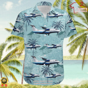 Dornier Do-328-300 Jet Pratt & Whitney Canada Hawaiian Shirt