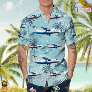 Dornier Do 328 300 Jet Pratt Whitney Canada Hawaiian Shirt 4