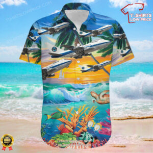 Boeing 747SP-B5 Pratt & Whitney Canada Hawaiian Shirt