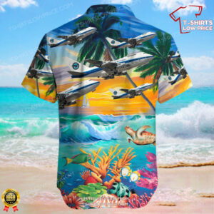 Boeing 747SP B5 Pratt Whitney Canada Hawaiian Shirt 3