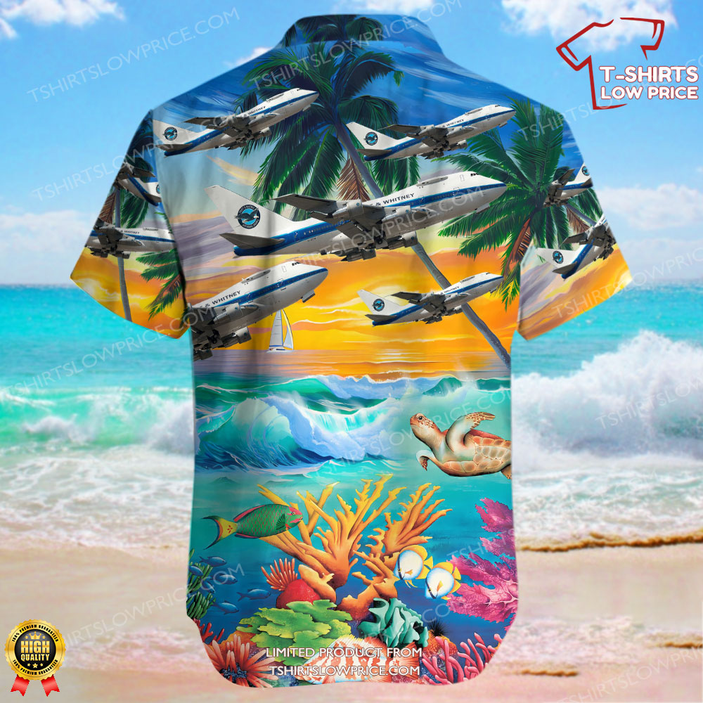 Boeing 747SP B5 Pratt Whitney Canada Hawaiian Shirt 3 Boeing 747SP B5 Pratt Whitney Canada Hawaiian Shirt 3