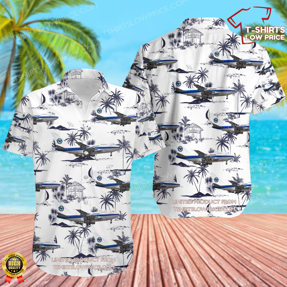 Boeing 747SP-J6 Pratt & Whitney Canada Hawaiian Shirt Boeing 747SP J6 Pratt Whitney Canada Hawaiian Shirt 1