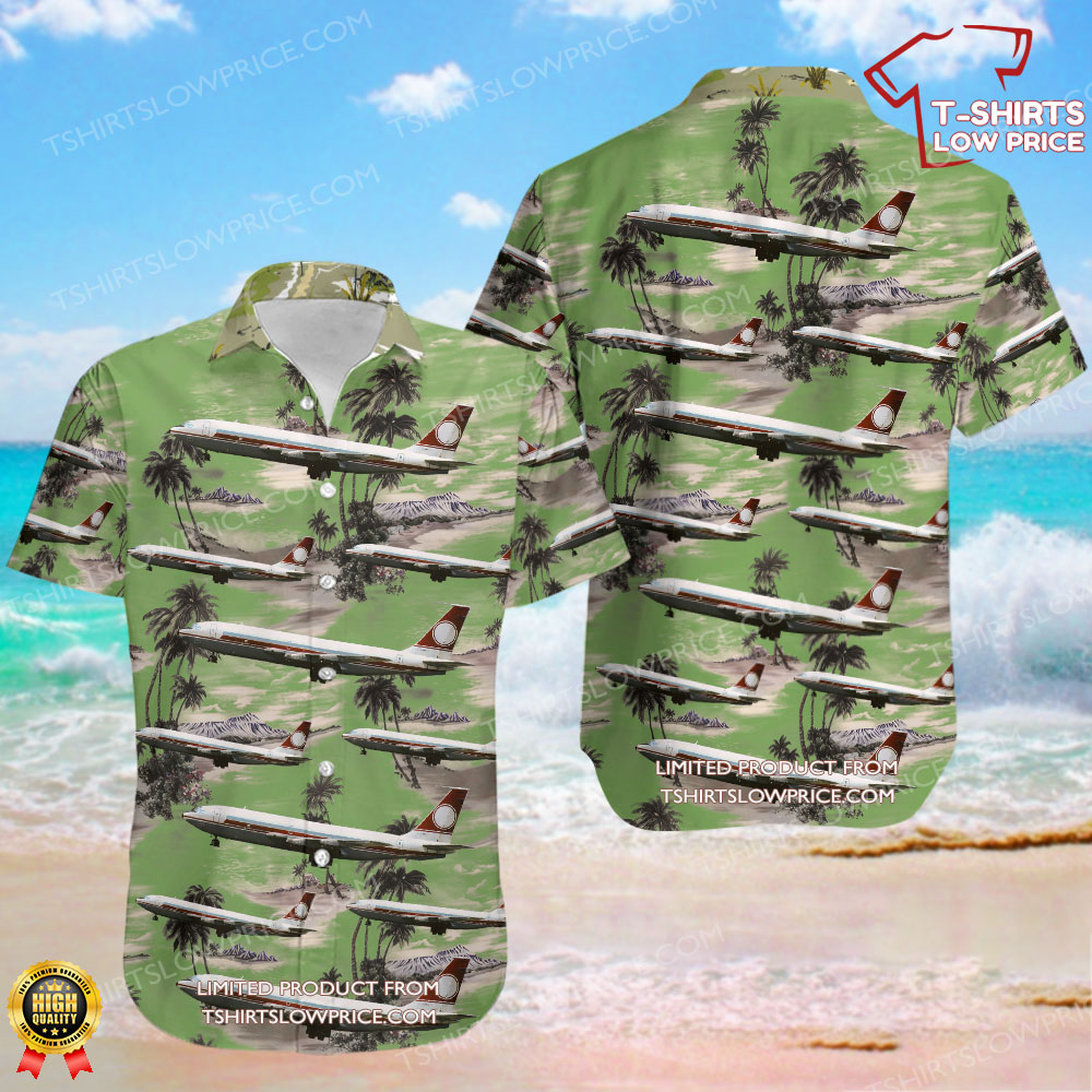 Boeing 720-023B Pratt & Whitney Canada Hawaiian Shirt Boeing 720 023B Pratt Whitney Canada Hawaiian Shirt 1