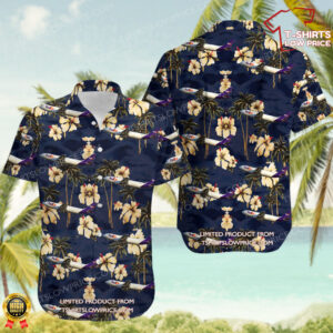 Airbus A300F4-605R FedEx Hawaiian Shirt Airbus A300F4-605R FedEx Hawaiian Shirt