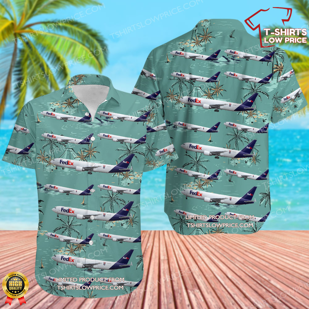 Boeing 767-32SF(ER) FedEx Hawaiian Shirt 0 45