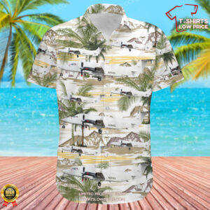 Beechcraft 1900D Untitled Hawaiian Shirt