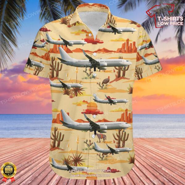 Boeing 737-86N Untitled Hawaiian Shirt