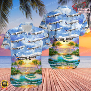 Airbus A350-941 Airbus Industrie Hawaiian Shirt Airbus A350-941 Airbus Industrie Hawaiian Shirt