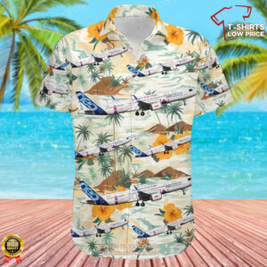 Airbus A321-251NY Airbus Industrie Hawaiian Shirt
