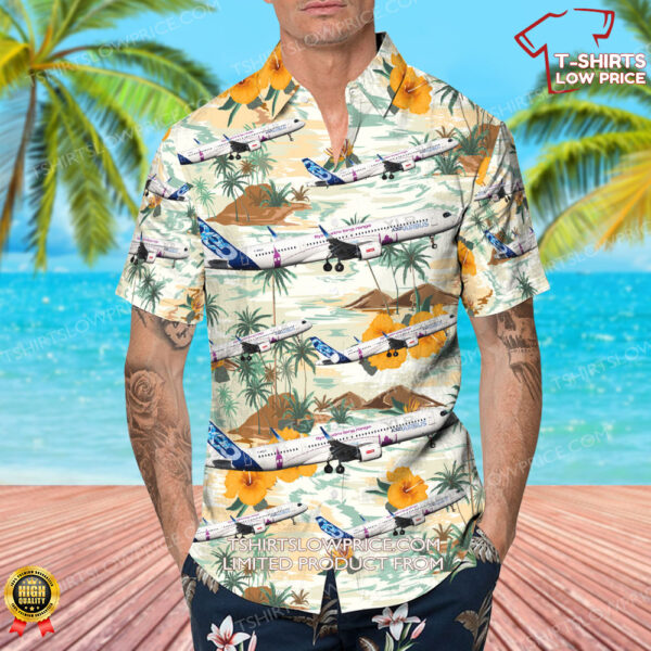 Airbus A321-251NY Airbus Industrie Hawaiian Shirt