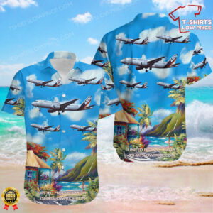 Airbus A320-111 Airbus Industrie Hawaiian Shirt Airbus A320-111 Airbus Industrie Hawaiian Shirt