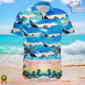 Airbus A319-112 Lufthansa City Airlines Hawaiian Shirt