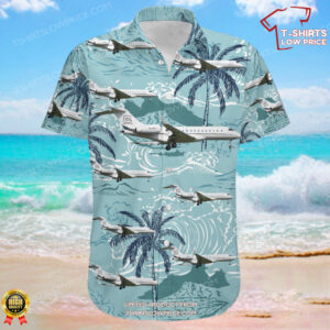 Bombardier BD-700-1A10 Global Express Glock Aviation Hawaiian Shirt
