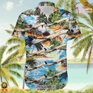Boeing 737-8AS(BCF) ASL Airlines Hawaiian Shirt