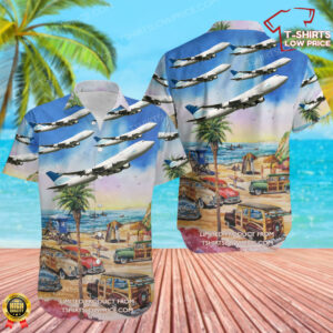 Boeing 747-4B5ERF ASL Airlines Hawaiian Shirt Boeing 747-4B5ERF ASL Airlines Hawaiian Shirt