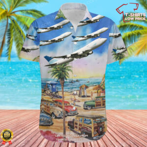 Boeing 747-4B5ERF ASL Airlines Hawaiian Shirt