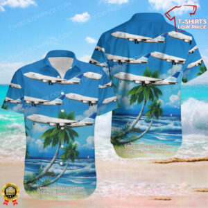 Boeing 747-4KZF(SCD) ASL Airlines Hawaiian Shirt Boeing 747-4KZF(SCD) ASL Airlines Hawaiian Shirt