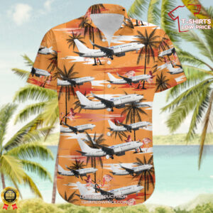 Boeing 737-71B ASL Airlines Hawaiian Shirt