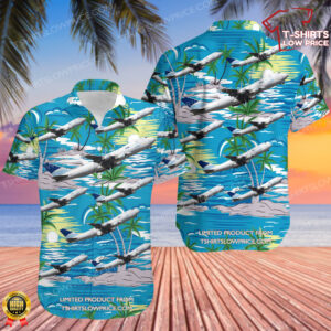 Boeing 747-409F(SCD) ASL Airlines Hawaiian Shirt Boeing 747-409F(SCD) ASL Airlines Hawaiian Shirt