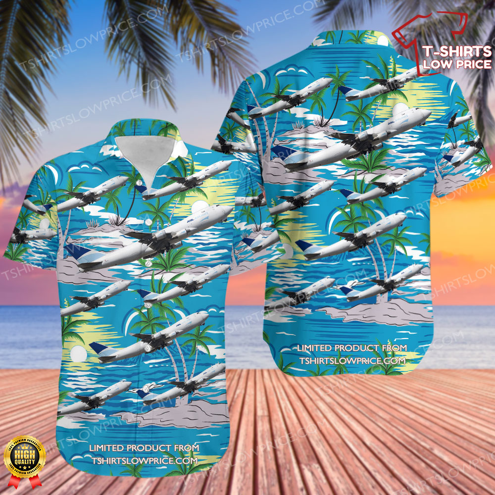Boeing 747-409F(SCD) ASL Airlines Hawaiian Shirt 0 85