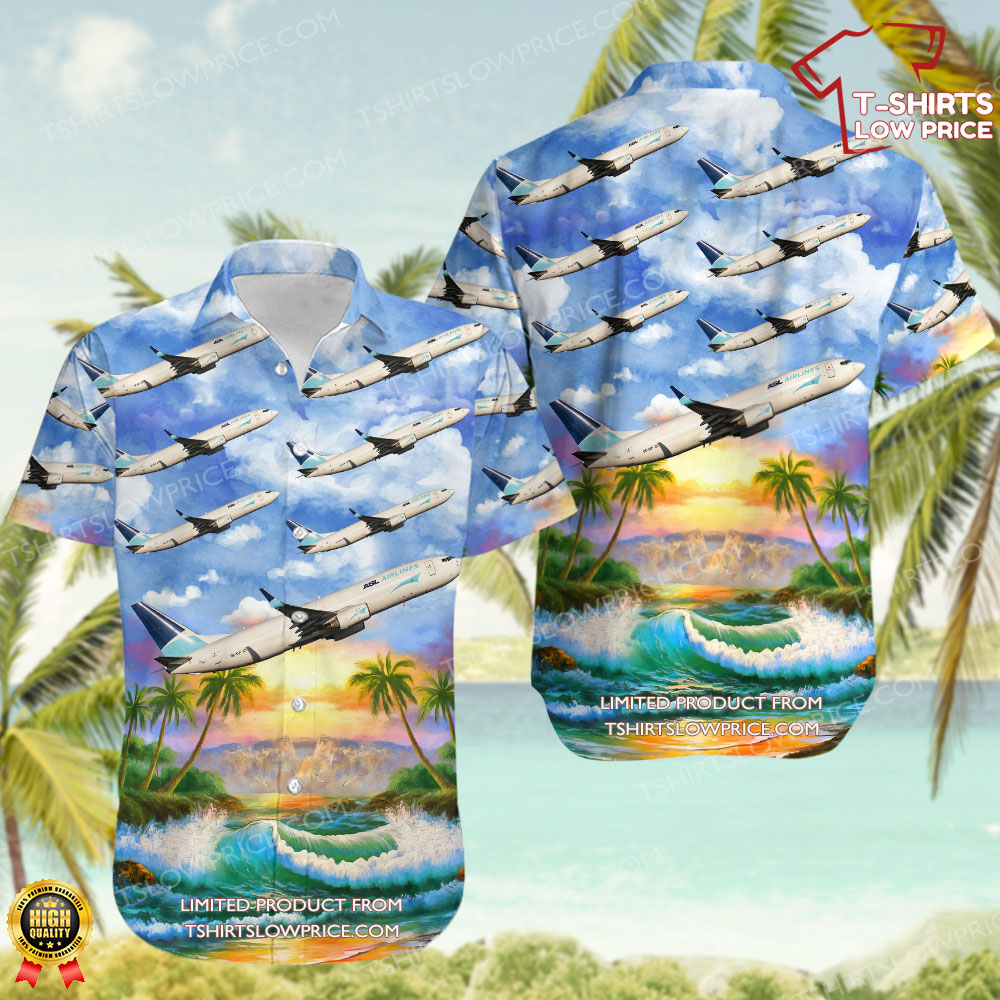 Boeing 737-808(BCF) ASL Airlines Hawaiian Shirt 0 86