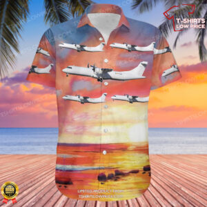 ATR 72-212A(500)F ASL Airlines Hawaiian Shirt