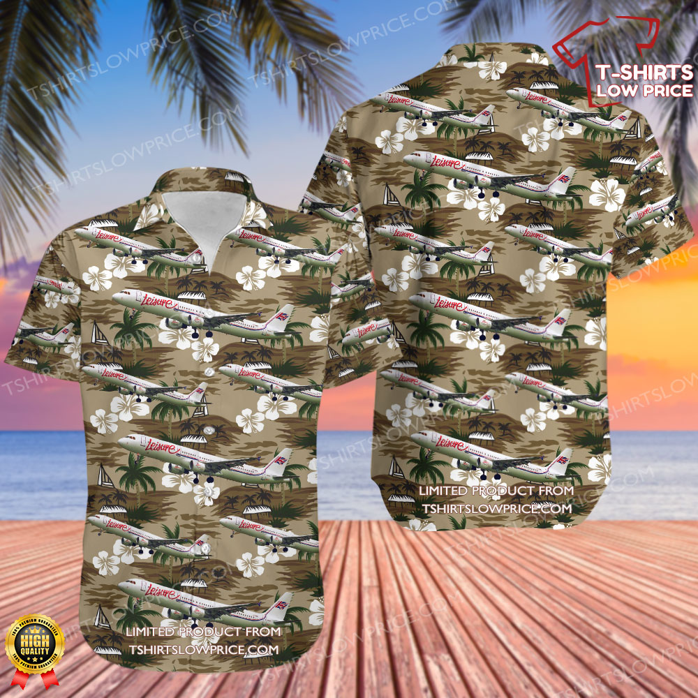 Airbus A321-211 Leisure International Airways Hawaiian Shirt 0 89