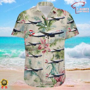 Airbus A320-232 British Airways (BA Euroflyer) Hawaiian Shirt
