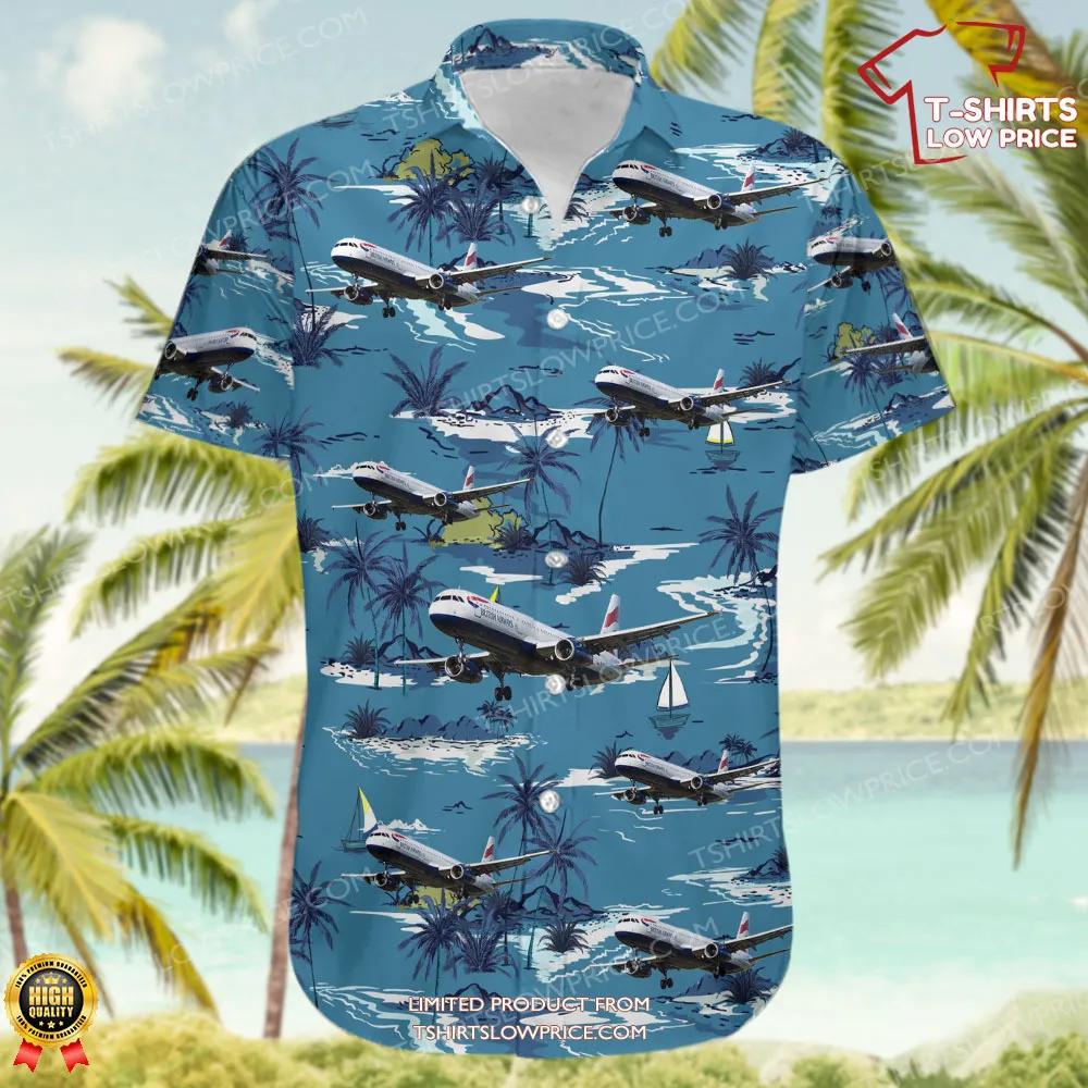 Airbus A321 231 British Airways BA Euroflyer Hawaiian Shirt 2 Airbus A321 231 British Airways BA Euroflyer Hawaiian Shirt 2