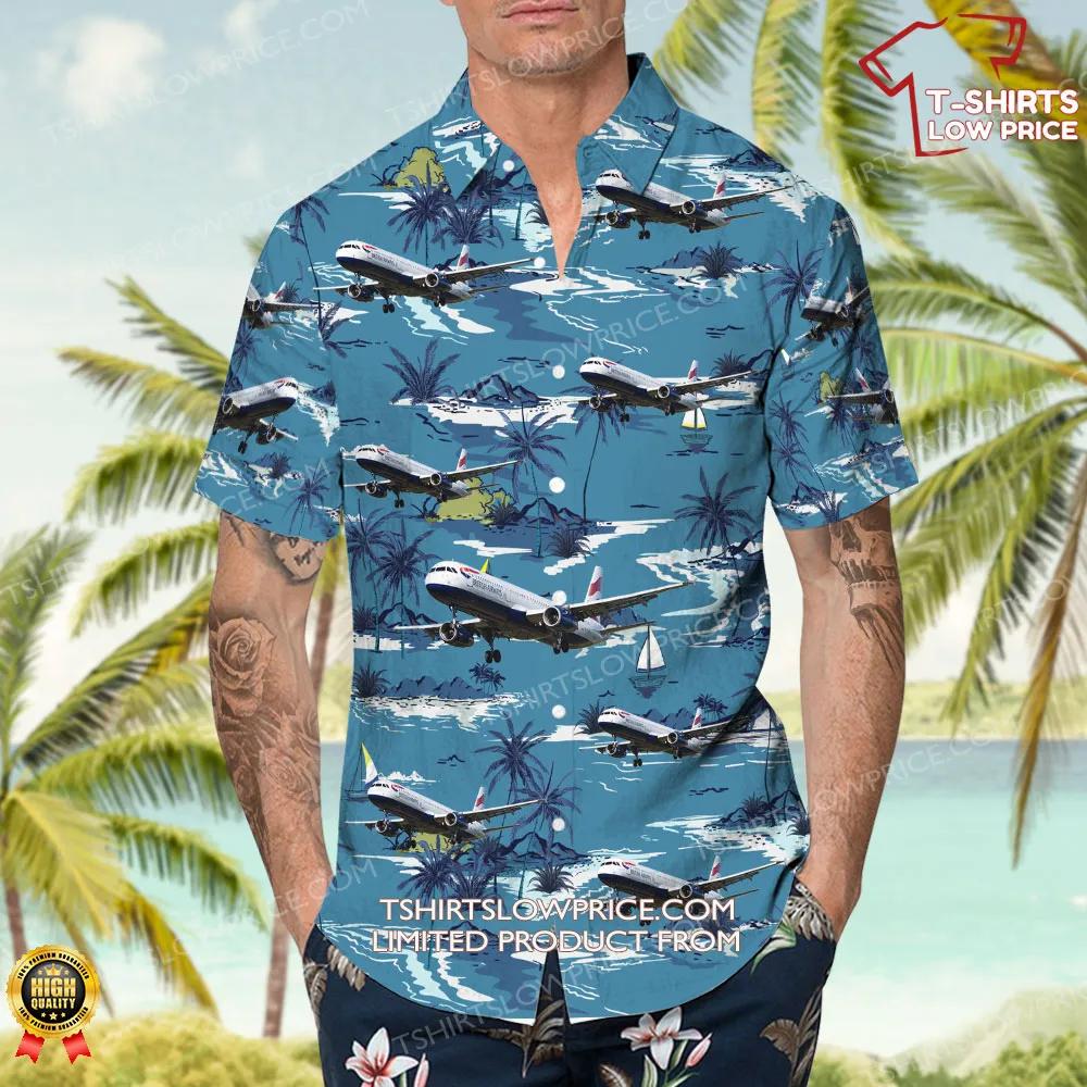 Airbus A321 231 British Airways BA Euroflyer Hawaiian Shirt 4 Airbus A321 231 British Airways BA Euroflyer Hawaiian Shirt 4