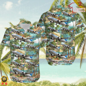 Boeing 787-8 Dreamliner Air Europa Hawaiian Shirt Boeing 787-8 Dreamliner Air Europa Hawaiian Shirt