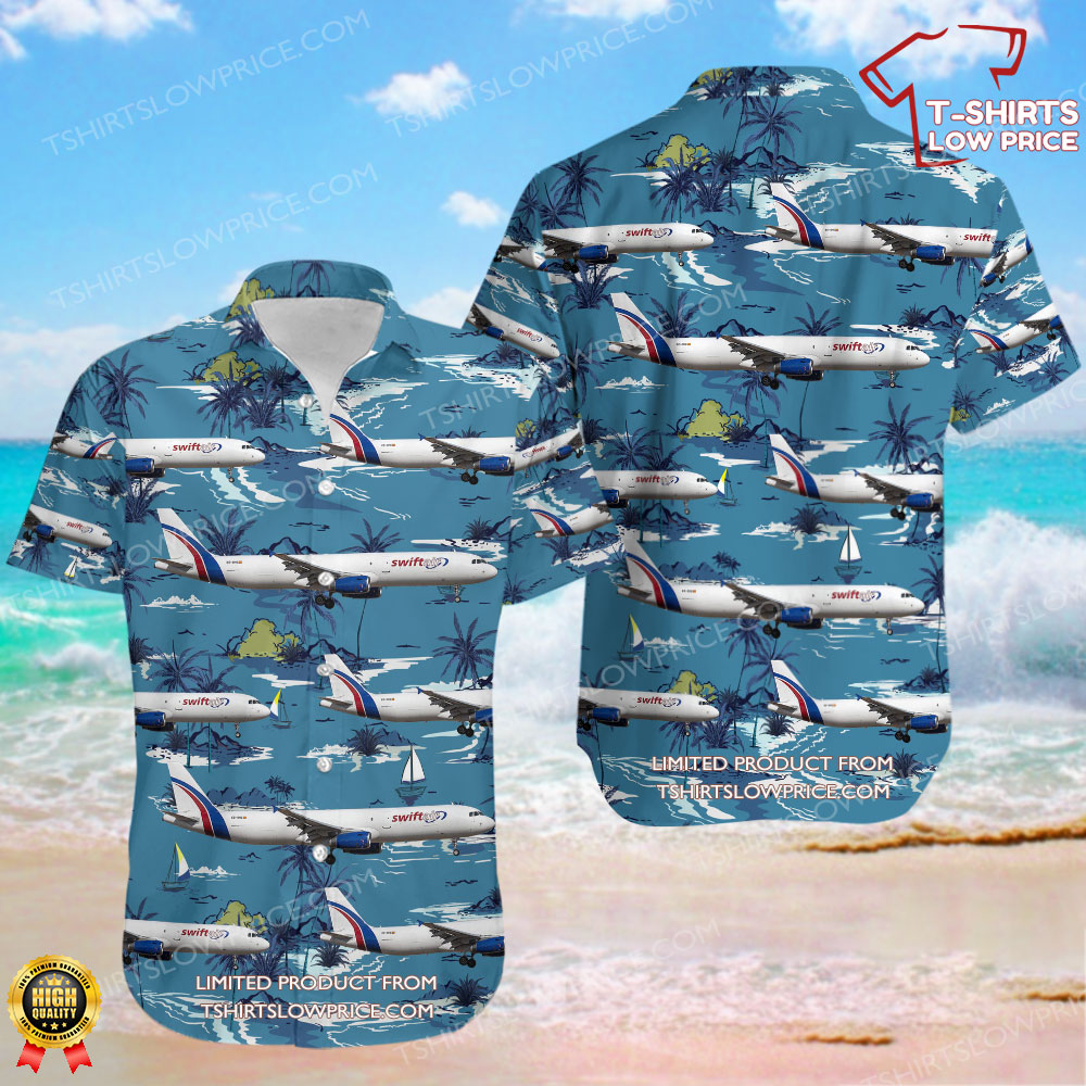 Airbus A321-231P2F Swiftair Hawaiian Shirt 0 96