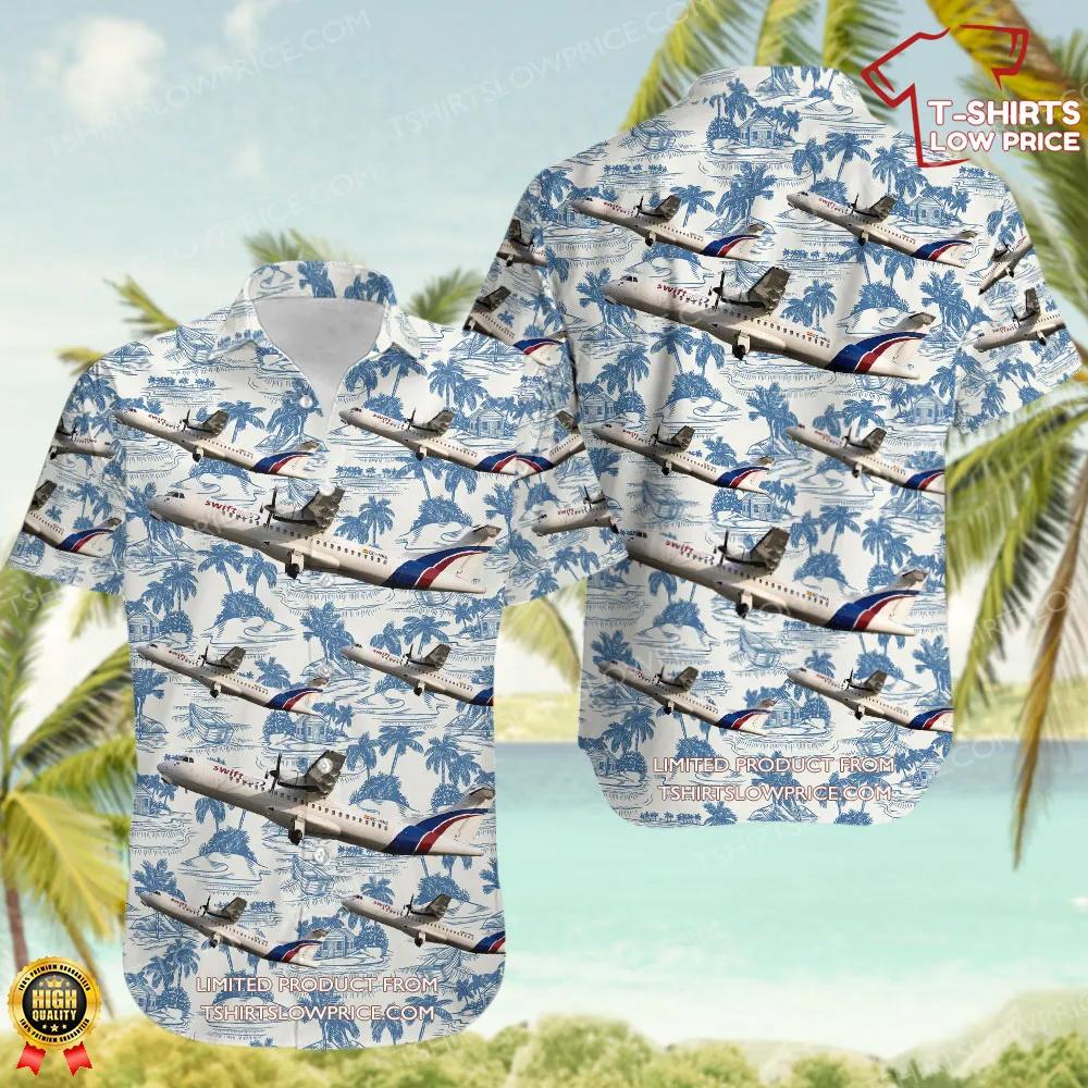 ATR 72-212A(500) Swiftair Hawaiian Shirt ATR 72 212A500 Swiftair Hawaiian Shirt 1